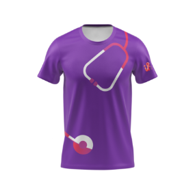 Sublimated Tee Stethescope Purple